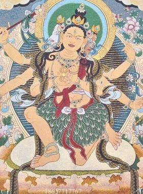 古玩收藏家客厅8801241玄关处挂画装饰臂画三布艺丝绸刺绣画头六