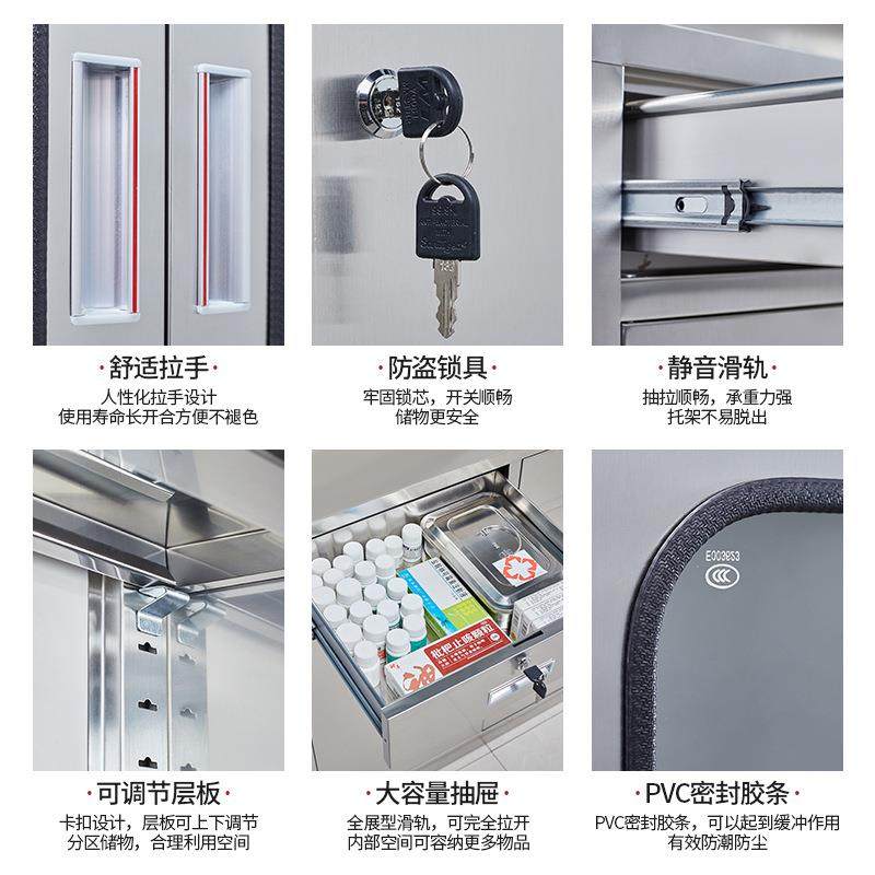 2钢01不锈钢西药带锁器械柜处台304不锈文件置档ke-0162案柜财务,淘宝优惠券,粉丝福利购,淘宝优惠卷