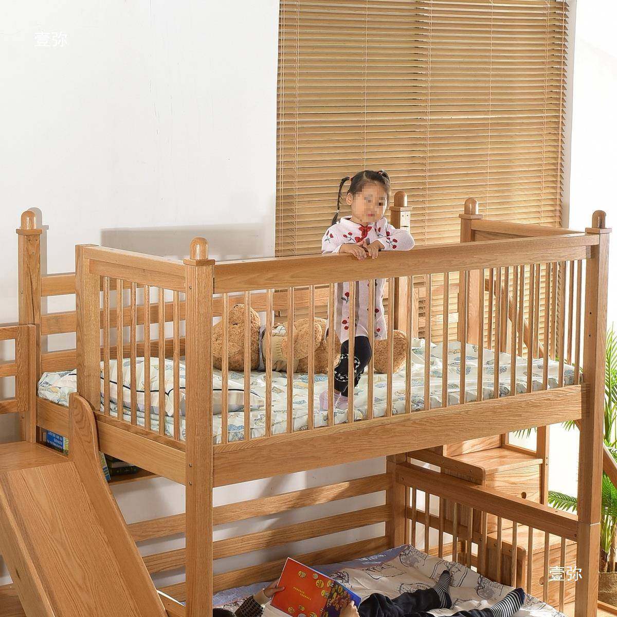 儿童上下滑梯床滑动上下平行玩耍床双层床子母床高低拆分可分男孩,淘宝优惠券,粉丝福利购,淘宝优惠卷