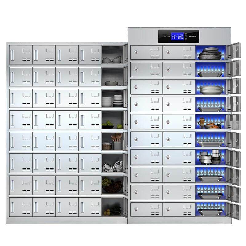 职不锈钢食堂碗柜学校餐具柜餐厅员工盘餐柜物002工多门多格饭盒,淘宝优惠券,粉丝福利购,淘宝优惠卷