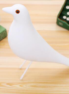 白色伊姆斯小鸽鸟子摆鸽299件和平树脂小鸟摆家居饰品橱窗件装饰