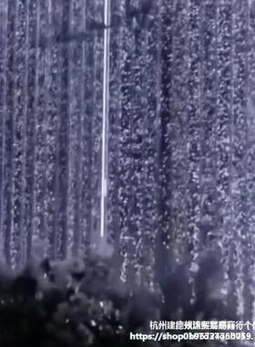 厂家大型亚克力ALali-81屏风水墙流水气墙创意可鱼缸幕玄关泡隔断