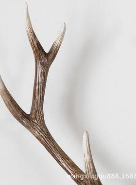 货源动物头壁墙挂创意鹿头树工艺居品壁装脂饰家墙RIU壁挂件