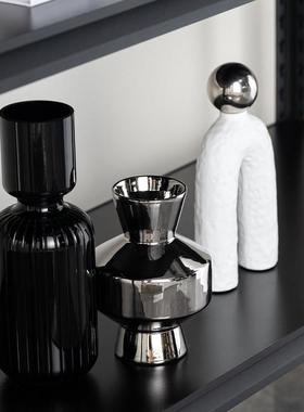 左顾现代简约轻奢样板房会所主卧套装展厅展断示隔柜摆客厅件书架