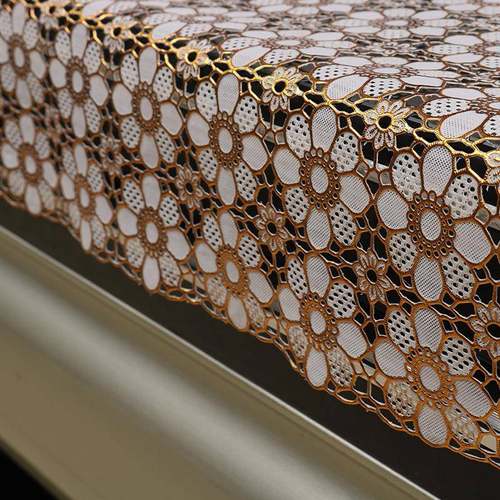 PVC烫金烟灰缸垫ktv杯垫碗垫花瓶垫子隔热垫餐桌垫家用欧式餐垫 - 图1