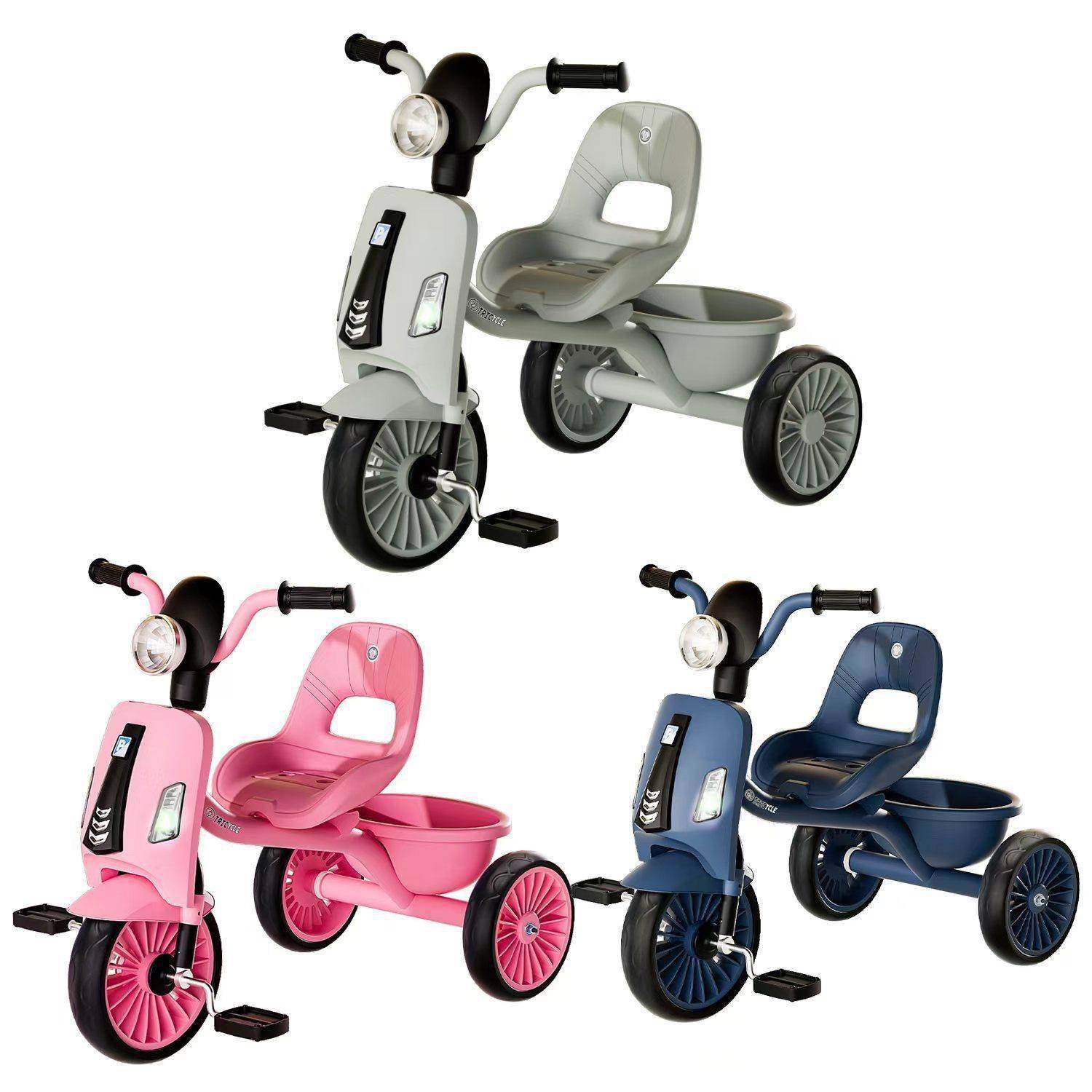 儿童三轮车1-3-2-6岁大号宝宝手推脚踏车儿童车小孩玩具灯光音乐,淘宝优惠券,粉丝福利购,淘宝优惠卷