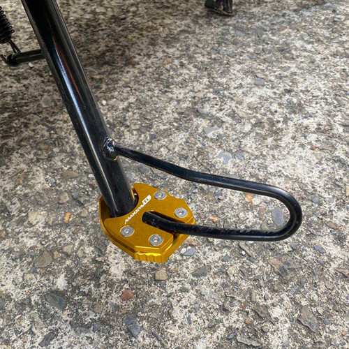 SYM三阳TL500 MAXSYMTL508 改装边撑加大座 侧脚撑加大垫 侧撑垫 - 图1