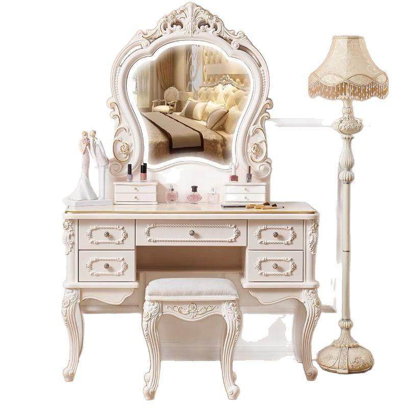 欧式梳妆台主卧室桌化妆网红实木公高档CXG次收主风纳柜,淘宝优惠券,粉丝福利购,淘宝优惠卷