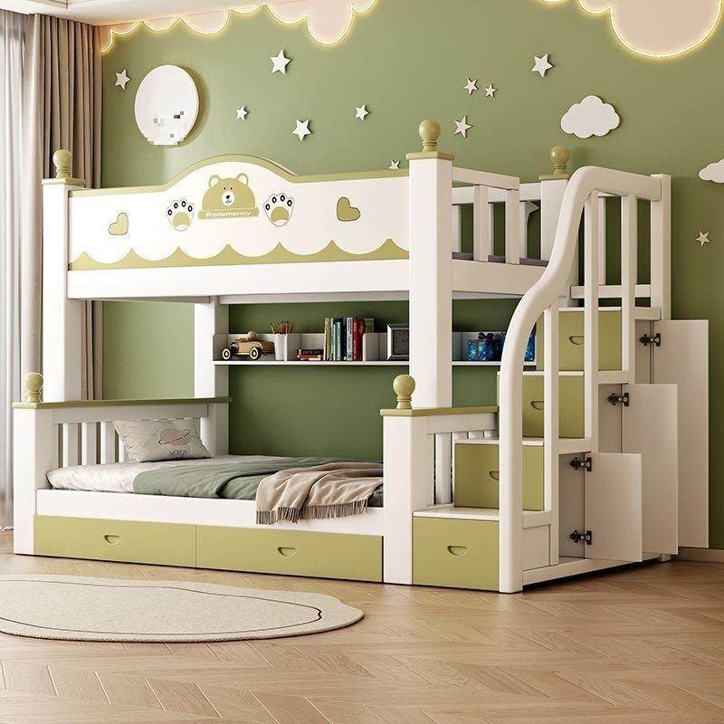 双层床上下铺床实木加厚儿童高低床小户型可拆分两层双人床子新款,淘宝优惠券,粉丝福利购,淘宝优惠卷
