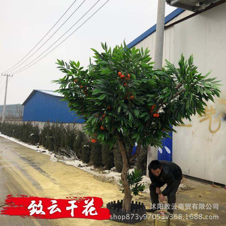 设计仿真树植物树大型仿真橘子树室内装饰绿植柠檬水果树小盆栽,淘宝优惠券,粉丝福利购,淘宝优惠卷