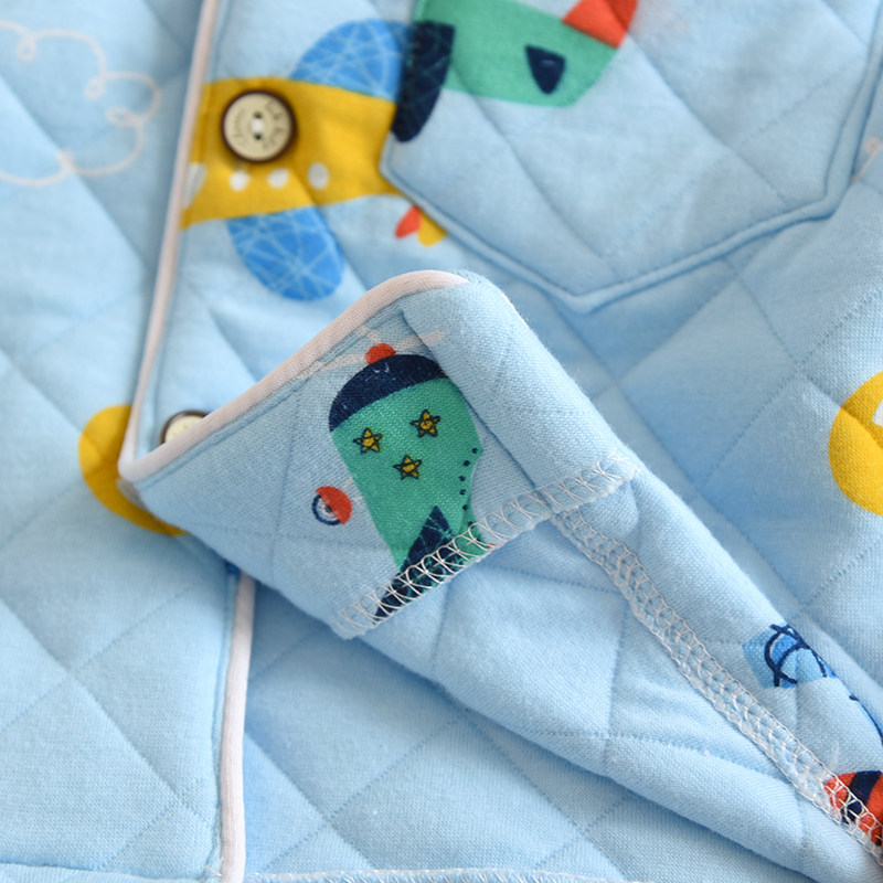 儿童冬天纯棉加厚夹棉睡衣套装全棉三层夹棉男童宝宝卡通家居服,淘宝优惠券,粉丝福利购,淘宝优惠卷