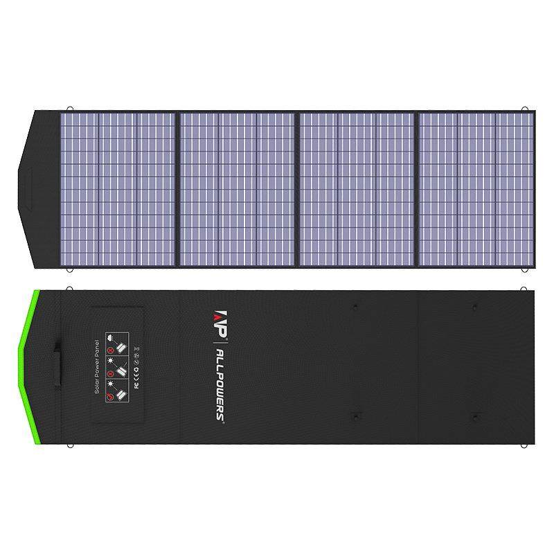 ALLPOWER供应大功率200W防水太阳能折叠包便携式车载太阳能板 - 图1