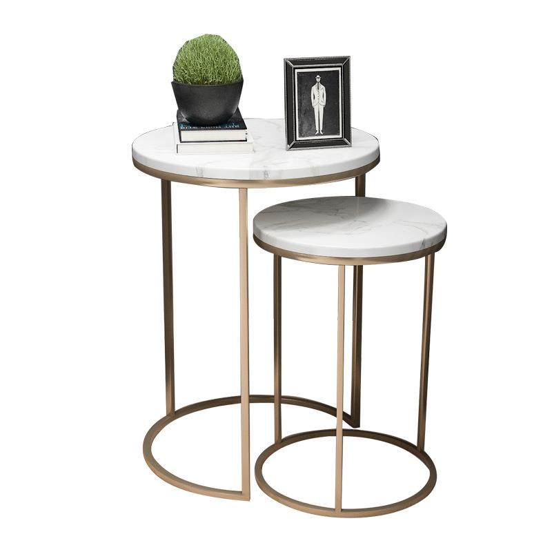 北欧日式边桌创意圆形小茶几大理石沙发边几床头桌时尚角几边柜,淘宝优惠券,粉丝福利购,淘宝优惠卷