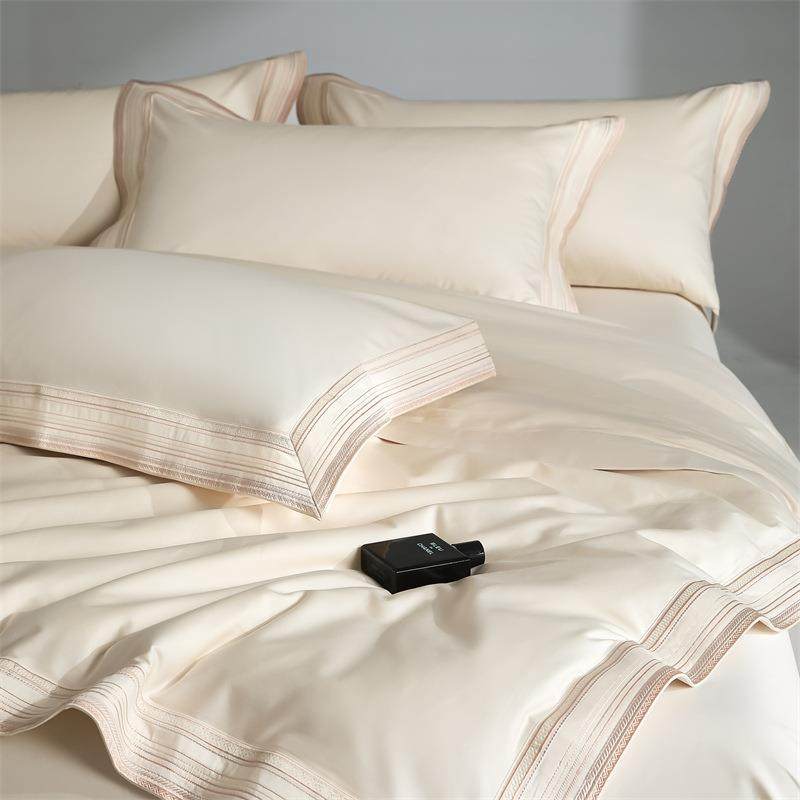 高档长绒棉四件套欧式全棉纯棉裸睡床品4件套床单床笠款被套,淘宝优惠券,粉丝福利购,淘宝优惠卷