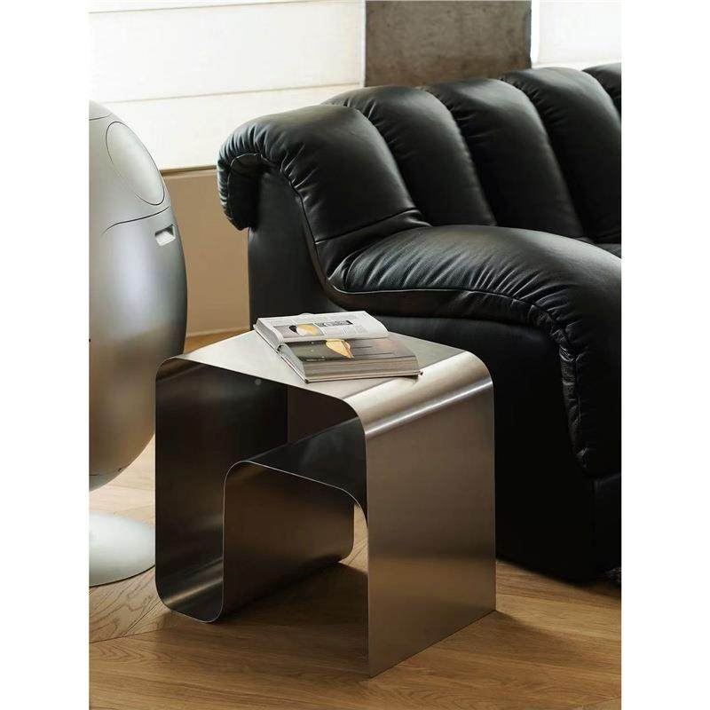 不锈客厅侧边沙发边钢几茶几奢轻卧室床头柜替矮78155代小型桌子,淘宝优惠券,粉丝福利购,淘宝优惠卷