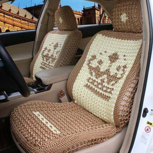 车垫速腾四季凉H6座套夏季帝豪冰丝汽车坐垫透气哈弗宝来手编通风 - 图2