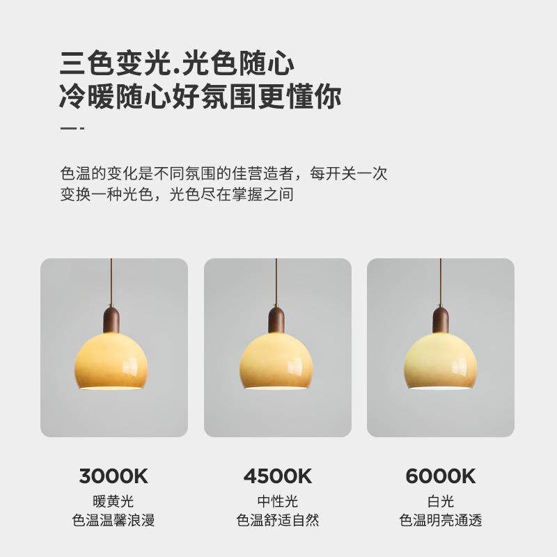 法式复古全光谱卧室床头吊灯中古诧寂风民宿餐厅吧台柿子小吊灯,淘宝优惠券,粉丝福利购,淘宝优惠卷
