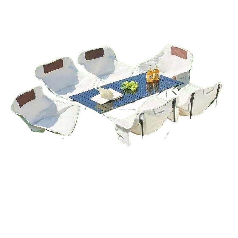 户外折叠桌子套装一整套露营桌椅椅蛋卷桌便携式月亮椅烧烤桌野餐,淘宝优惠券,粉丝福利购,淘宝优惠卷