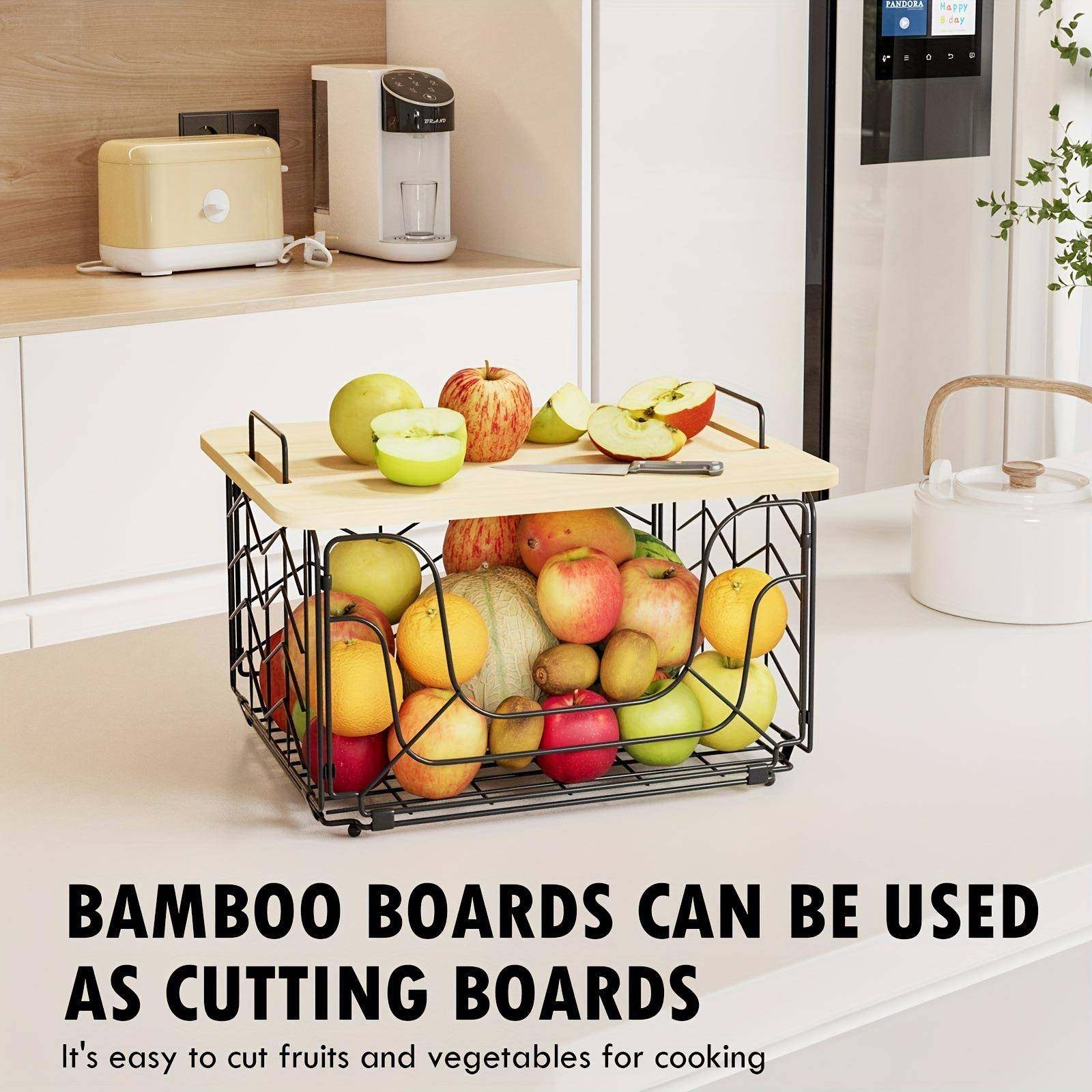 厨房收纳篮家用水果篮桌面置物架储物架收纳筐置物篮收纳架子,淘宝优惠券,粉丝福利购,淘宝优惠卷