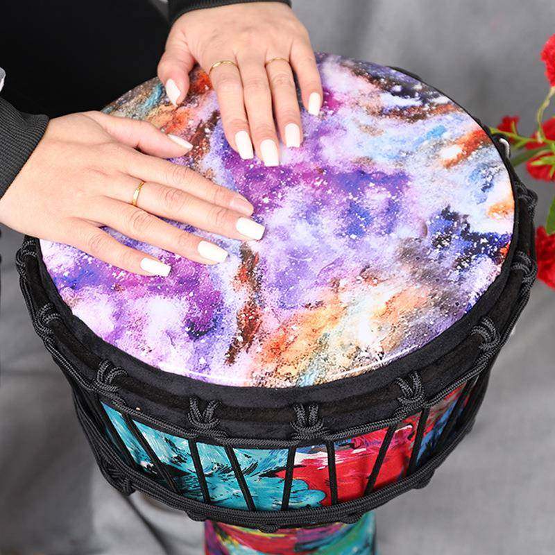 网红款11寸PVC非洲鼓便携式丽江手鼓初学者轻便打击乐器热销款,淘宝优惠券,粉丝福利购,淘宝优惠卷