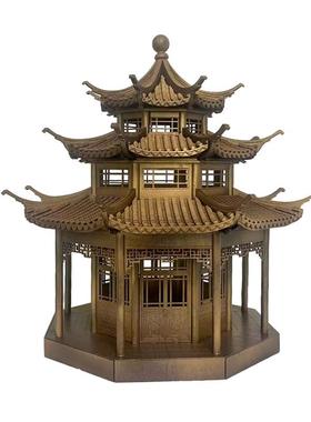 新中YH001式古筑八模角亭型倒摆影灯饰件书建房玄关售楼处酒店装