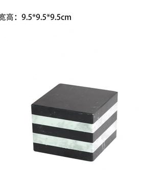 现装代简约玻璃花瓶客PZ360厅茶金属框架饰品样板软房设计几师搭