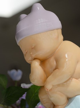 稀奇新品瞿广慈人物雕塑《小小思想者》桌面摆件艺术品礼物