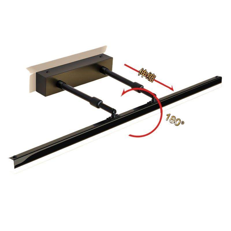 镜前灯卫生间伸缩简约免打孔现代防水雾镜柜化妆灯壁灯工厂,淘宝优惠券,粉丝福利购,淘宝优惠卷