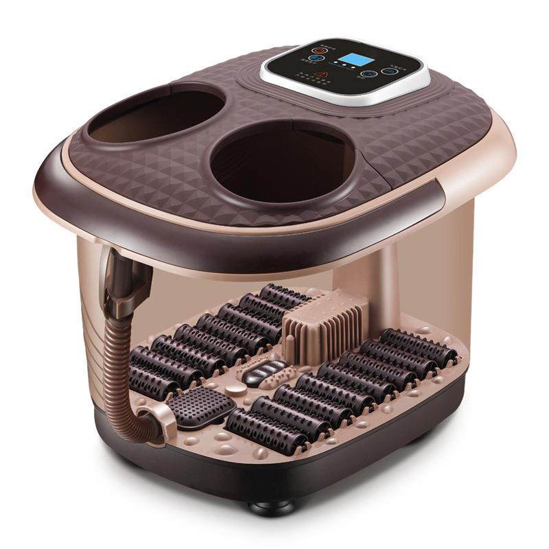 足浴盆气泡熏蒸全自动电动加热恒温家用洗脚盆足疗按摩器泡脚深桶,淘宝优惠券,粉丝福利购,淘宝优惠卷