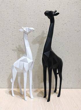 个性创意树脂工艺品电视NA2003面柜桌摆件简现代约居摆件家现货