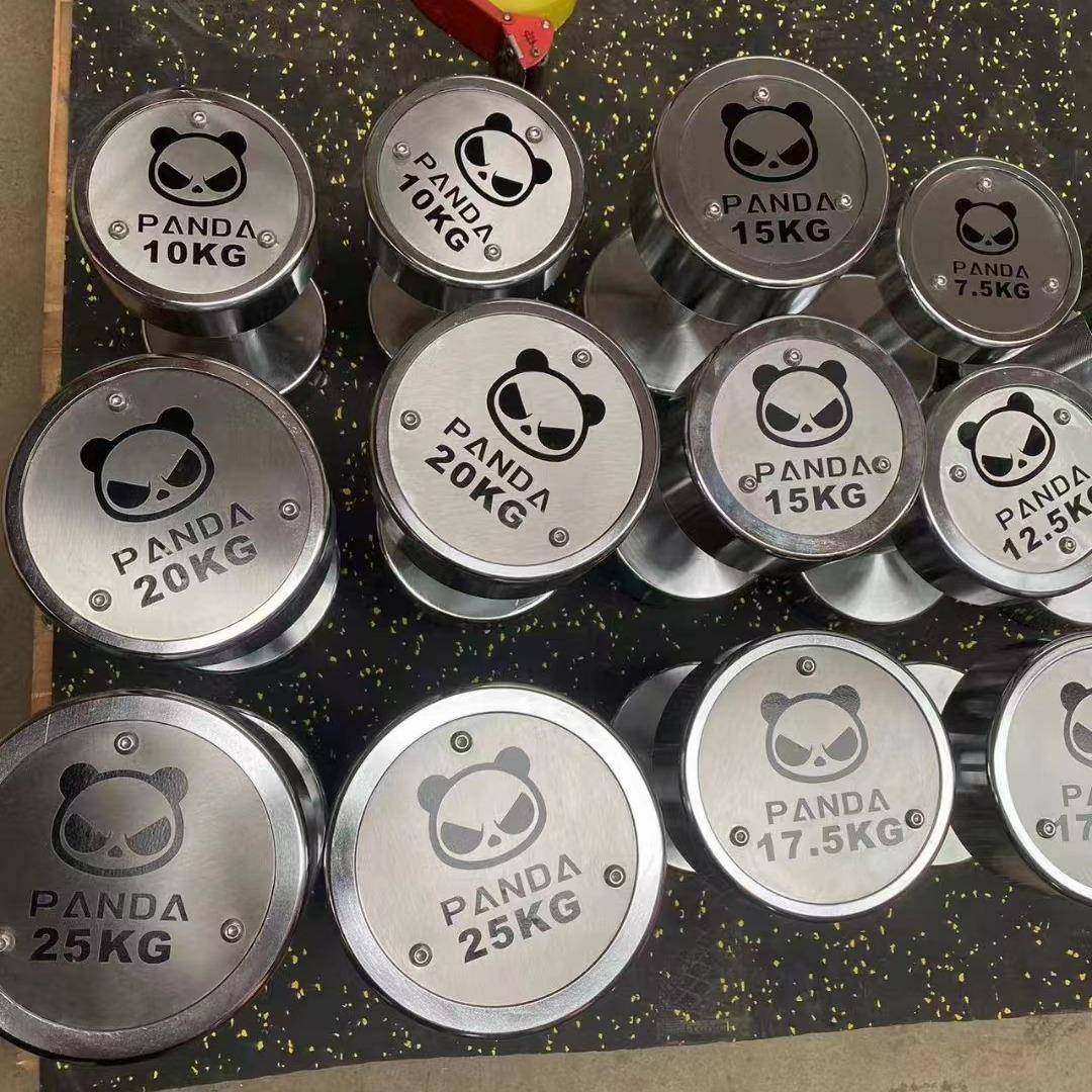 纯钢电镀哑铃焊接一体成型健身房力量举大重量实心精钢哑铃,淘宝优惠券,粉丝福利购,淘宝优惠卷