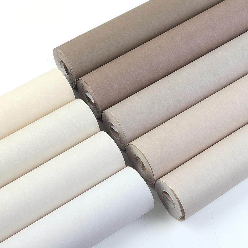 奶咖色墙纸卡其色纯色无纺布北欧卧室客厅壁纸非自粘奶茶色奶油风,淘宝优惠券,粉丝福利购,淘宝优惠卷
