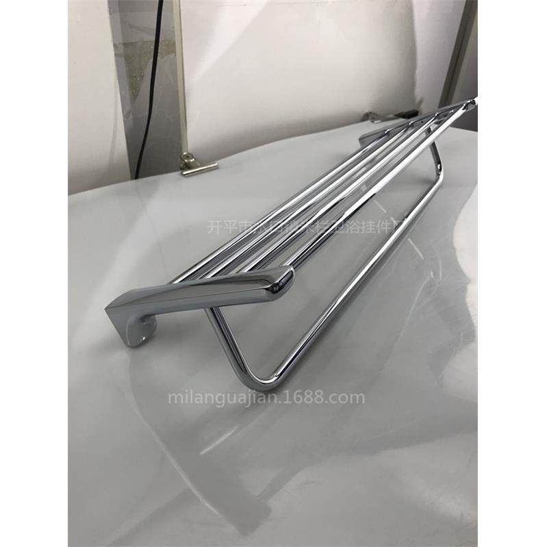 浴室卫生间五金挂件简约大气银色双层毛巾架浴巾架毛巾杆热销款,淘宝优惠券,粉丝福利购,淘宝优惠卷
