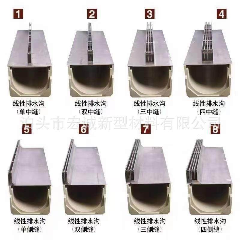 排水沟SMC复合排水槽配304不锈钢盖板缝隙式排水沟U型槽防滑,淘宝优惠券,粉丝福利购,淘宝优惠卷