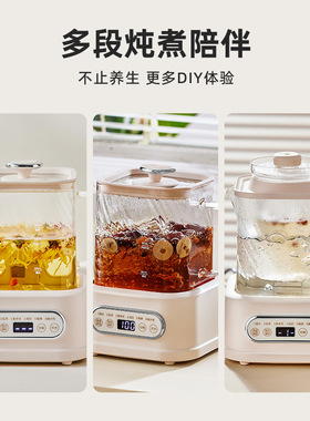 巴森小方炖全玻璃多功能养生壶