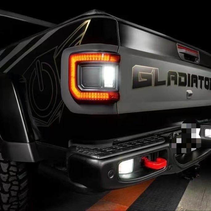 Gladiator尾灯适用于吉普牧马人JT角斗士LED尾灯刹车灯倒车灯,淘宝优惠券,粉丝福利购,淘宝优惠卷