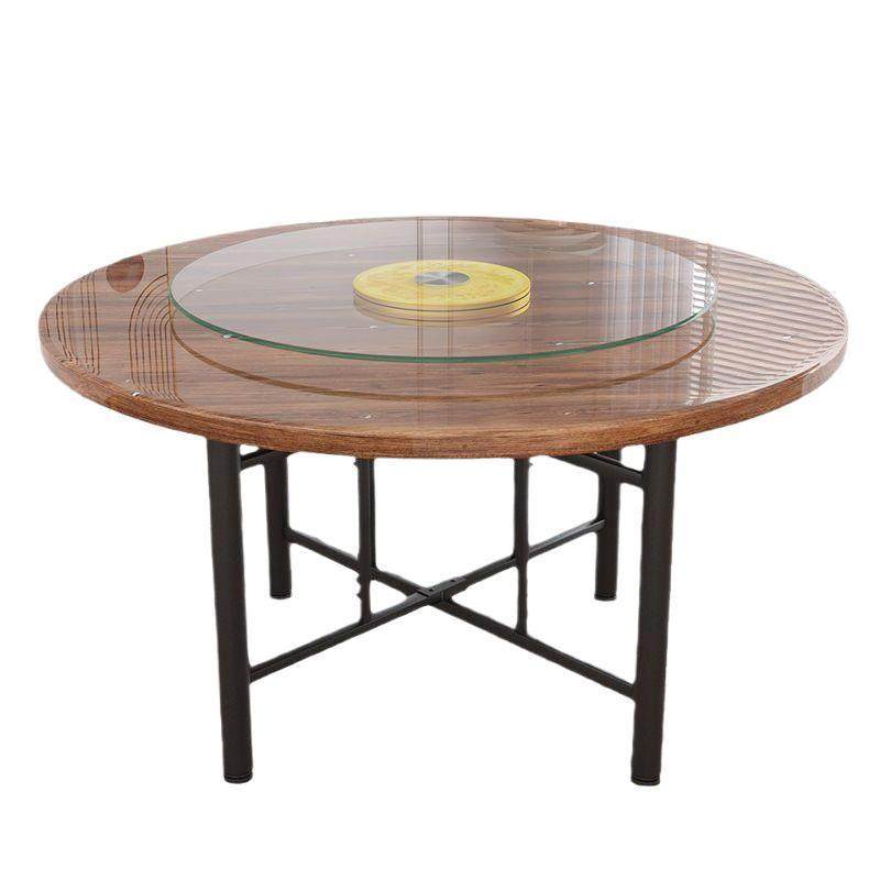 实木折叠餐桌10人15人家用饭店大圆桌带转盘食堂餐馆圆桌面板台面,淘宝优惠券,粉丝福利购,淘宝优惠卷