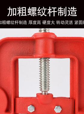 龙门钳龙门夹管钳虎压力台镀锌管钳台虎钳管子钳龙门架重型水管钳