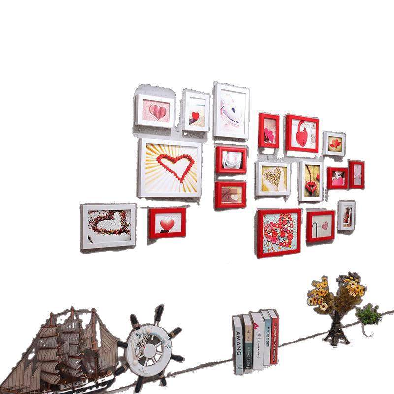 27框简约现代片照片墙装饰kli7Hsjz客厅意组合背相框挂墙相相册创,淘宝优惠券,粉丝福利购,淘宝优惠卷
