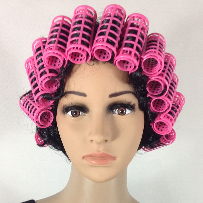 2020功夫舞台剧表演出小品假发包租婆cos假发衣服女卷发搞笑假发 - 图1