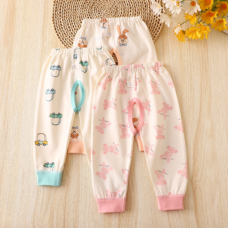 宝宝开裆裤纯棉单条婴儿裤子外穿春秋内搭裤长裤冬家居裤卫生裤睡,淘宝优惠券,粉丝福利购,淘宝优惠卷