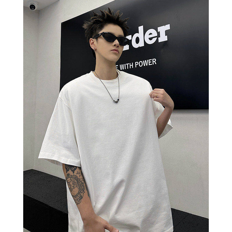 【金币23】加厚纯棉百搭纯色短袖