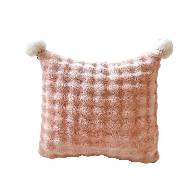 兔毛绒NS-2024抱枕被子两用合一车用午睡枕头二被2025新载折叠款,淘宝优惠券,粉丝福利购,淘宝优惠卷