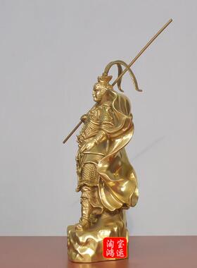 纯黄铜孙悟空齐天大圣摆件家居风水工艺礼品摆饰客厅供奉斗战胜佛