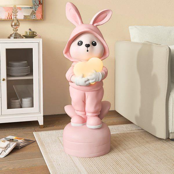 大型兔子客厅沙发旁卡通落地摆件灯家居饰品电视柜床头乔迁礼物,淘宝优惠券,粉丝福利购,淘宝优惠卷