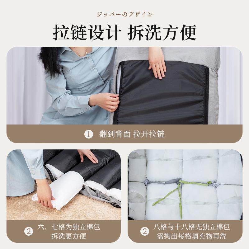 Lazy small sofa Internet celebrity tatami folding back chair dormitory bed Japanese style cushion bay window small sofa