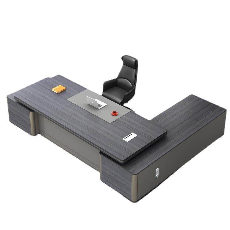 新款老板办公桌椅组合新中式总裁桌主管桌简约现代办公家具大班台,淘宝优惠券,粉丝福利购,淘宝优惠卷