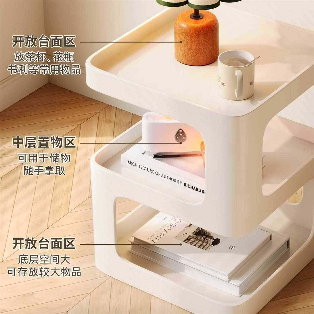 床头柜平替现代简约卧室小型轻奢感替代品创意床头置物架边几,淘宝优惠券,粉丝福利购,淘宝优惠卷