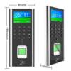 Fingerprint password attendance access control all-in-one ID card access control office glass door electric plug lock magnetic lock access control machine