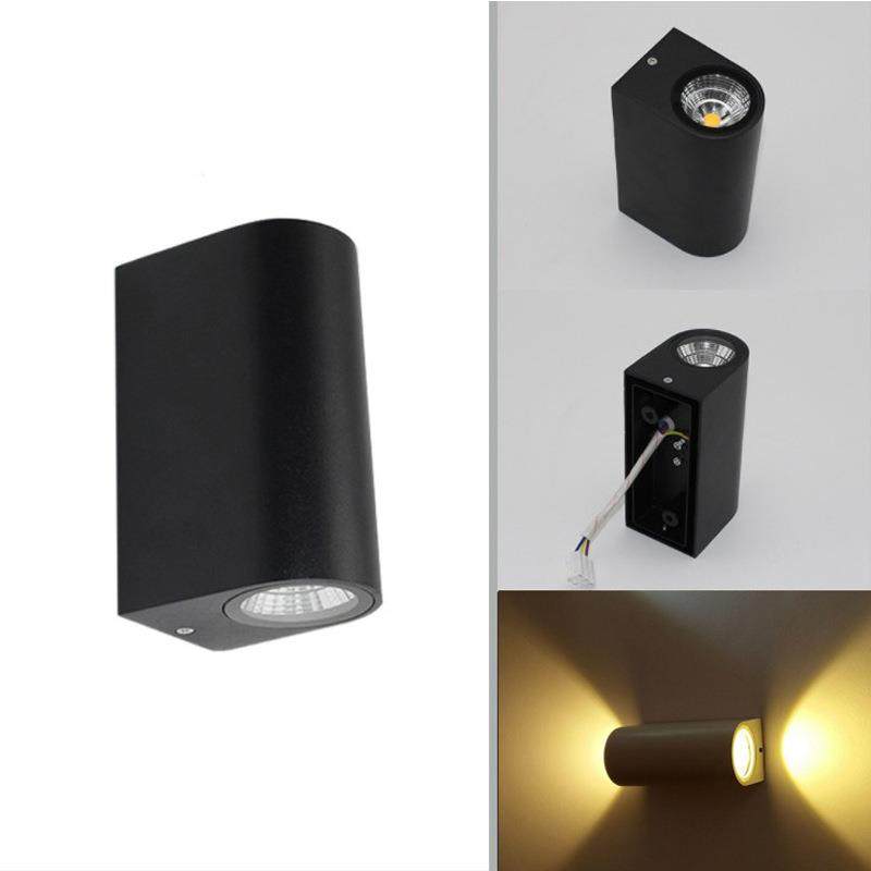 杰雯壁灯户外led铝质双头上下发光led过道阳台灯LED节能灯,淘宝优惠券,粉丝福利购,淘宝优惠卷